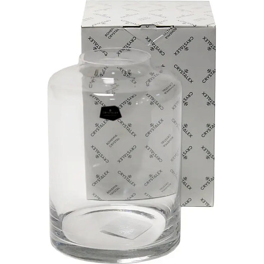 Ваза стеклянная 18см арт.82251180 Чехия