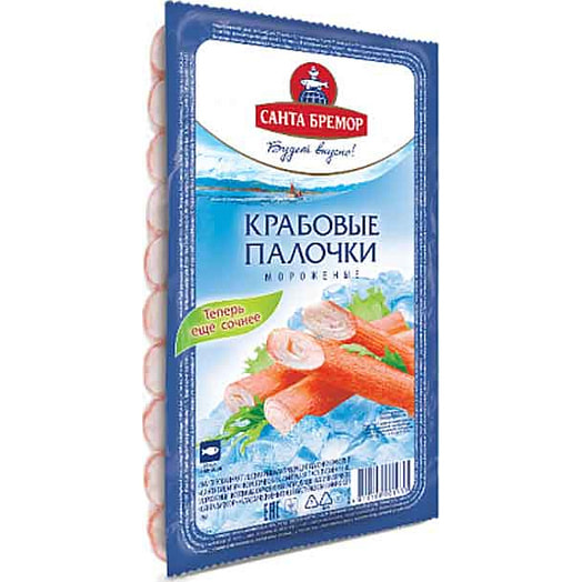 Палочки крабовые Санта Бремор 200г заморож. Беларусь Санта Бремор