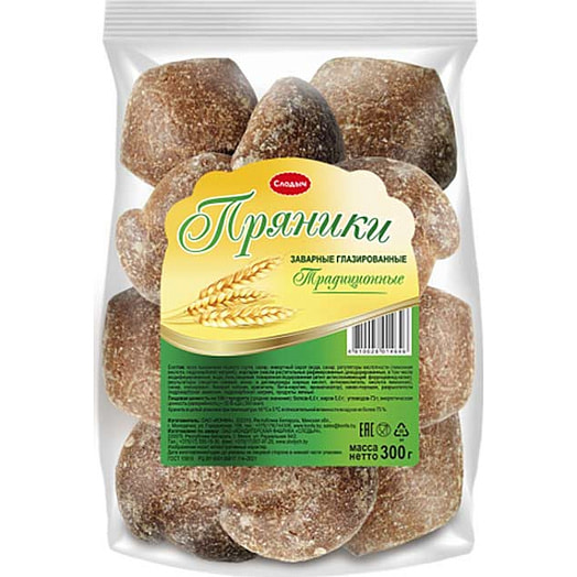 Пряники Традиционные 300г Слодыч Беларусь Слодыч