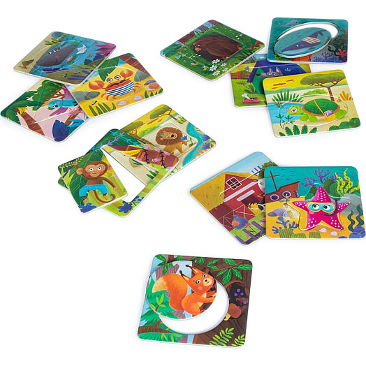 Игра детская настольная Кто где живёт (сортер) арт.RI2206C ООО Страна игрушек Беларусь