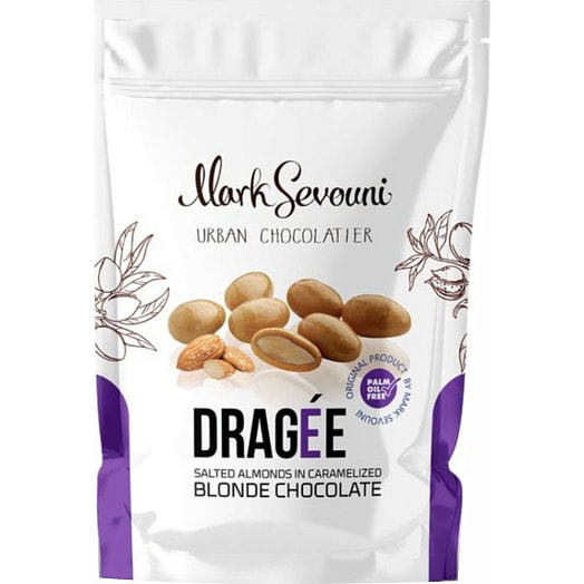 Миндаль жареный с солью в карамельном шоколаде 150г ЗАО Ереванская ШК Армения Mark Sevouni