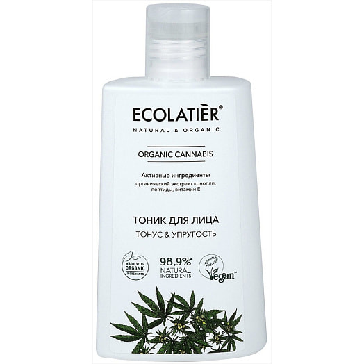 Тоник для лица  ORGANIC CANNABIS 250мл питание ООО ЭкоЛаборатория Россия Ecolatier Green