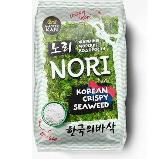 Морские водоросли Nori-Salt Snack 4г Корея
