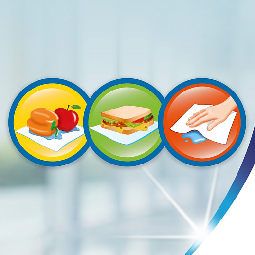 Кухонные полотенца Zewa 1х2рул. Россия