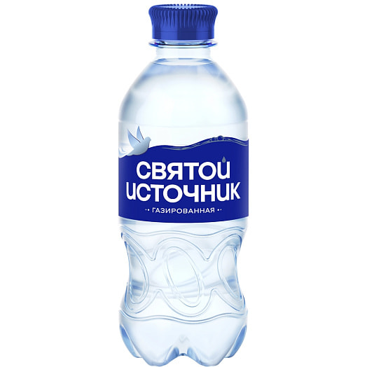 Вода природная питьевая Святой источник 330мл газированная Россия