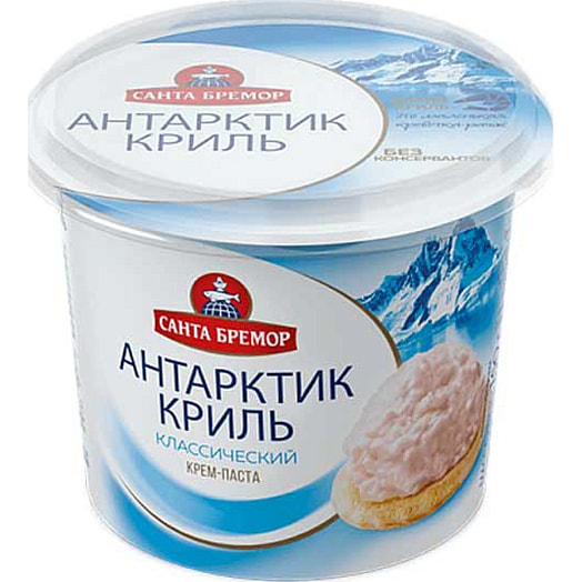 Паста из морепродуктов Антарктик-криль 150г классический Беларусь