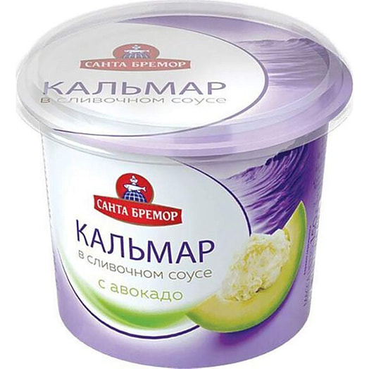 Паста с кальмаром 150г пл/стак. с авокадо сливочном соусе СП Санта Бремор ООО Беларусь Санта Бремор
