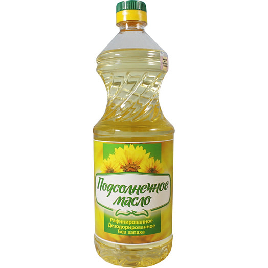 Масло Подсолнечное 800мл рафинир дезодорир Товарное хозяйство Россия