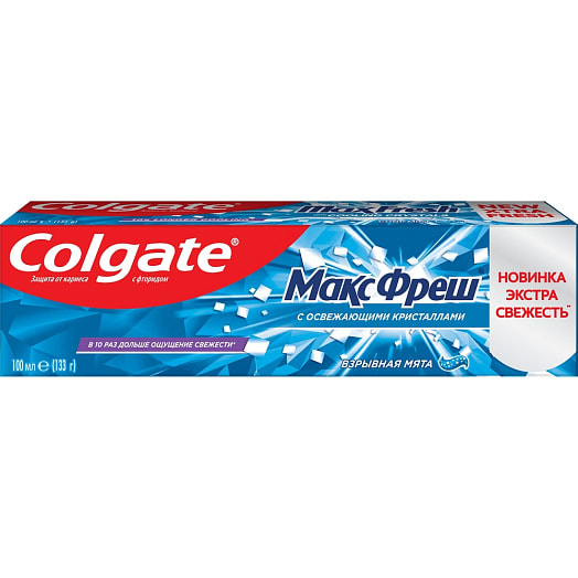 Зубная паста Colgate 100мл Макс фреш взрывная мята Colgate-Palmolive Китай