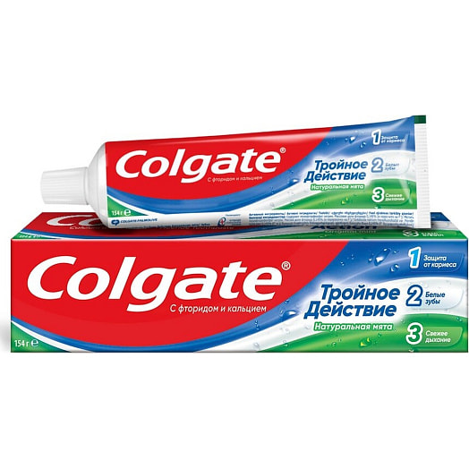 Зубная паста Colgate 100г Тройное действие Colgate-Palmolive Китай