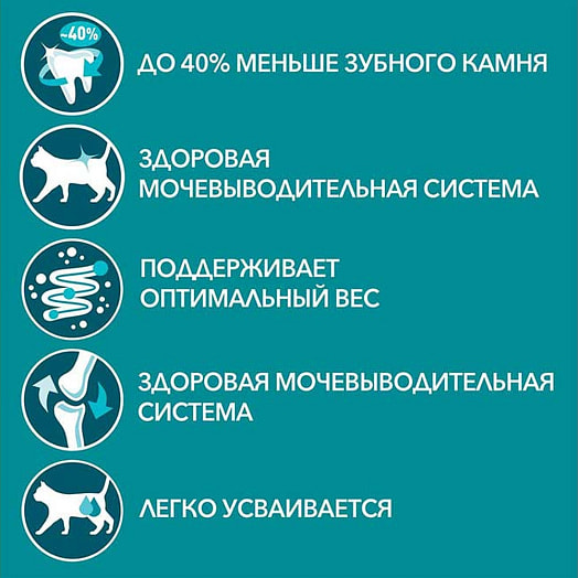 Корм для кошек One 750г с курицей и злаками Purina Россия