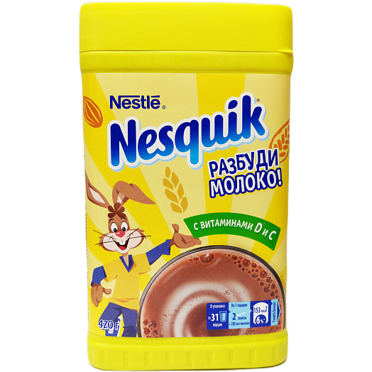 Какао-напиток Nesquik 420г б/р Nestle Turkiye Gida Sanayi A.S Турция