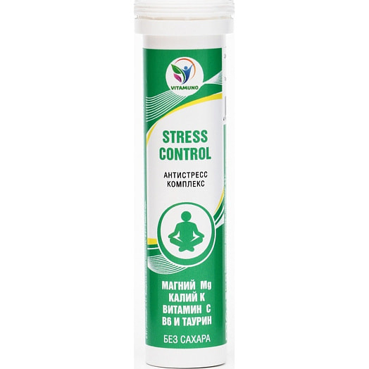 Напиток Stress Control Vitamuno (10 шипучих табл) ООО Витамин Продукт Россия