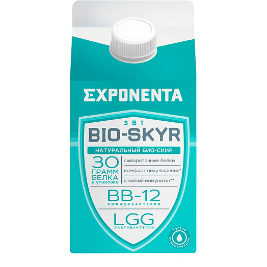 Напиток к/м Exponenta Био-Скир 3в1 обог бифидобакт ВВ-12, LGG 500г Белсыр СООО Беларусь Exponenta
