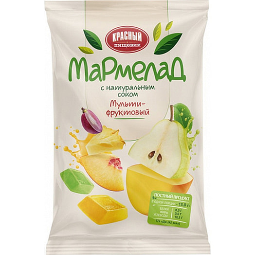 Мармелад Мультифруктовый 300г Красный пищевик Беларусь