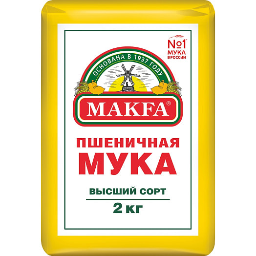 Мука Макфа в/с 2кг Россия