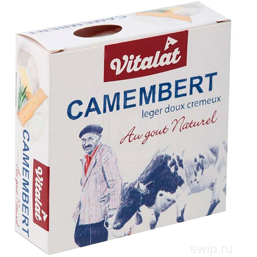 Сыр мягкий Camembert 45% 125г ООО Мега-Мастер Россия Vitalat