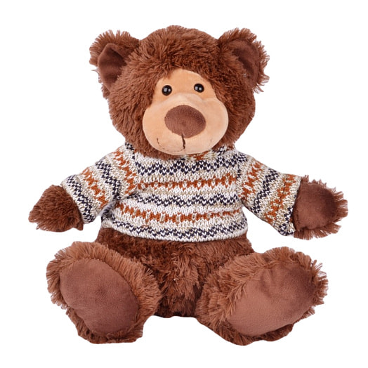Игрушка Мишка в свитере 25см мягконабивная арт.8421АВС Weihai Wonder Aartscrafts Co.,LTD Китай Крошка
