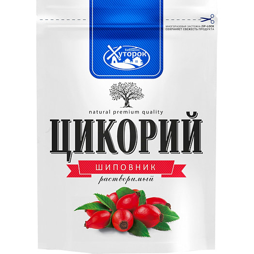 Цикорий Бабушкин хуторок с шиповником (порошок) 100г Кофейная компания Вокруг света Россия