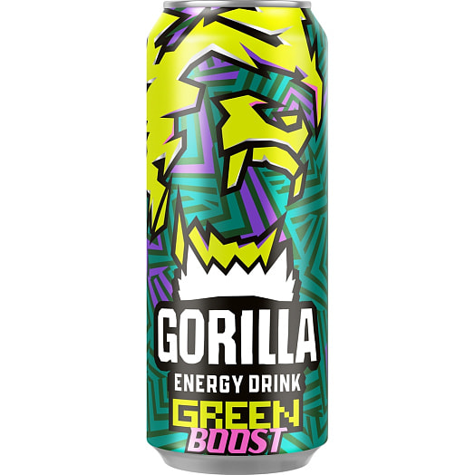 Напиток б/алк энерг Горилла Грин буст 450мл ж/б ЗАО Бобруйский бровар Беларусь