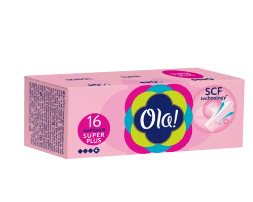 Тампоны гигиенические Ola! Super Plus 16шт Hygiene Kinetics Россия