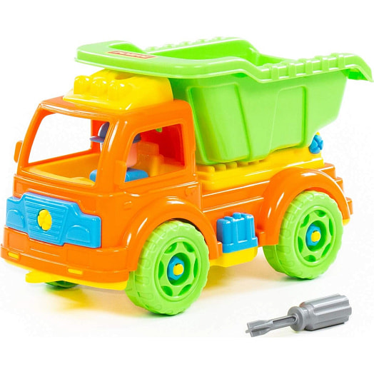 Конструктор-транспорт Автомобиль-самосвал 27 элементов арт.73006 СООО ПП Полесье Беларусь Полесье