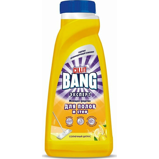 Средство моющее для полов Солнечный цитрус 450мл Reckitt Benckiser Россия CILLIT BANG