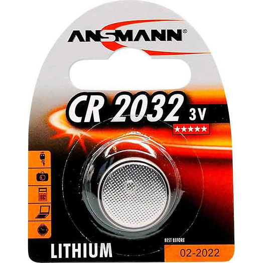 Батарейка CR2032/1 Ansmann Lithium Coin Cell 3V 30г ANSMANN AG Германия