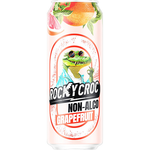 Напиток пивной б/алк Роки Крок Грейпфрут 450мл ж/б ОАО Лидское пиво Беларусь Лидское пиво