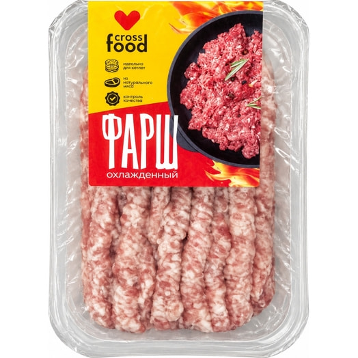 Фарш Фирменный п/ф рубл.мясн.охл.упак.газ. 500г Беларусь