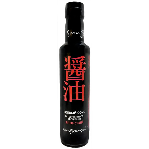 Соевый соус SanBonsai Японский 250мл ст/б Россия