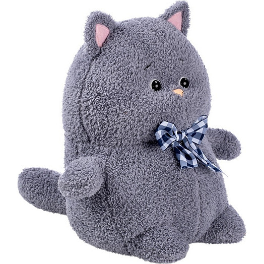 Подарочная игрушка Пухляшик-кудряшик кот арт.PUHK01 СООО Волшебный остров Беларусь