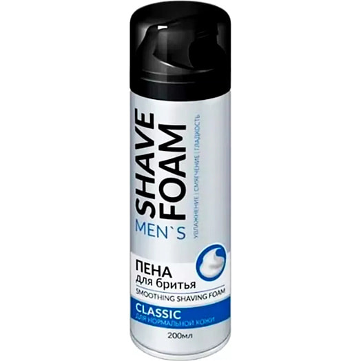 Пена для бритья Shave Foam Classic 200мл для нормальной кожи Россия