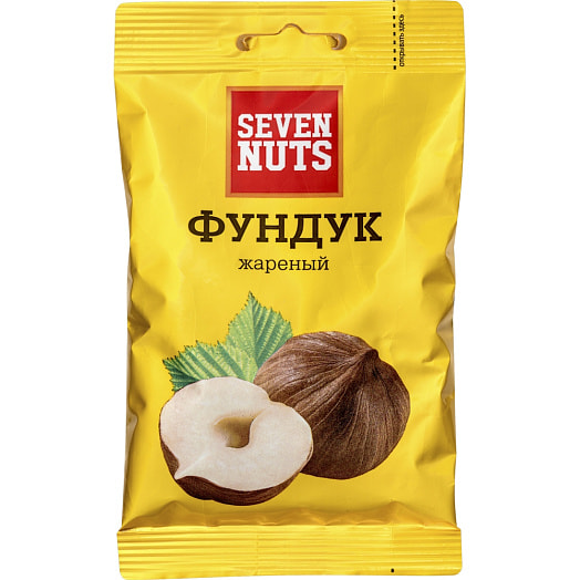 Фундук жареный 50г Seven Nuts Россия