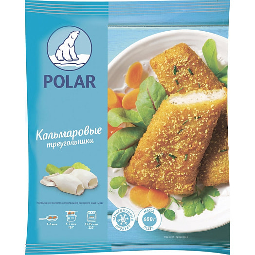 Треугольники кальмаровые Polar в панировке зам 600г Россия