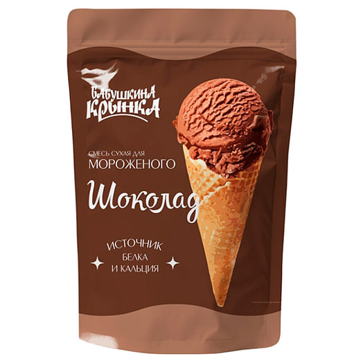 Смесь сухая для молочного мороженого с какао 500г ОАО Бабушкина крынка Беларусь Бабушкина крынка