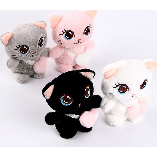 Мягкая игрушка Кот с сердцем 11см арт.9417593 Китай