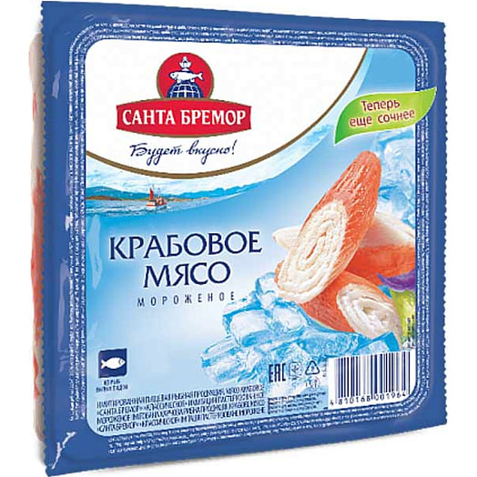 Мясо крабовое Санта Бремор 200г заморож. Беларусь Санта Бремор