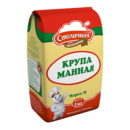 Крупа манная 1кг Беларусь