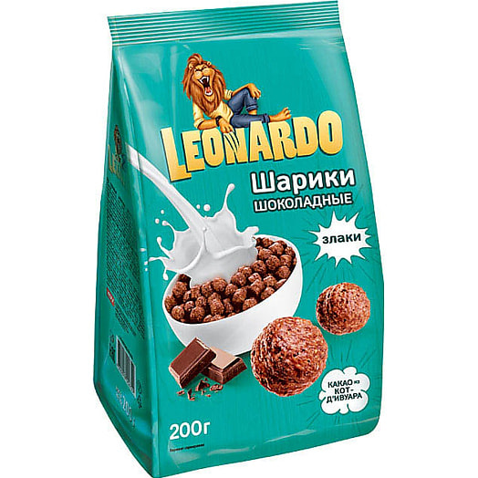 Шоколадные шарики Leonardo 200г ООО КДВ Воронеж Россия