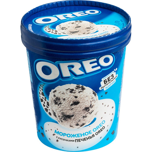 Мороженое сливочное с печеньем Орео 263г Фронери Рус Россия Oreo
