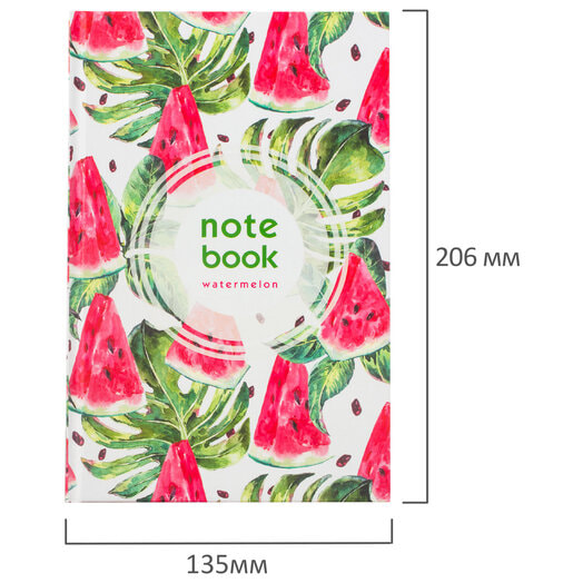Блокнот Staff Watermelon А5,80 листов,клетка арт.111605 Россия