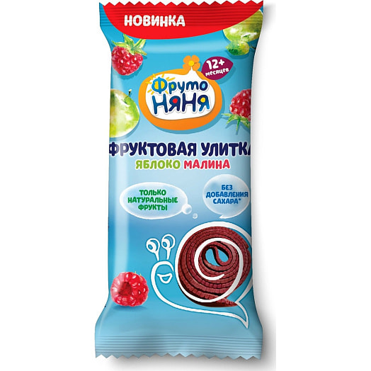 Фруктовые кусочки 15г флоу-пак из яблок и малины для дет/пит АО Прогресс Россия
