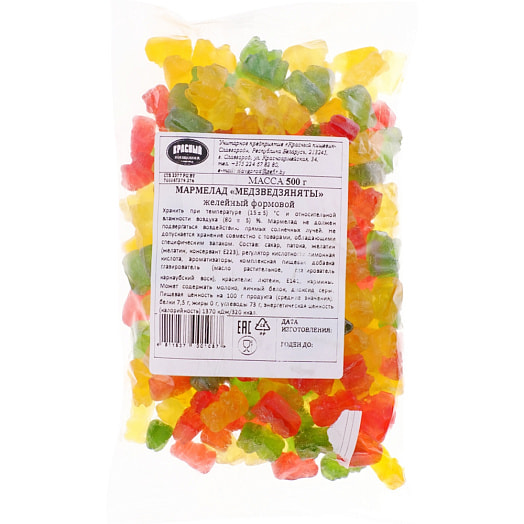 Мармелад Медзведзяняты 500г фас. Красный пищевик Беларусь