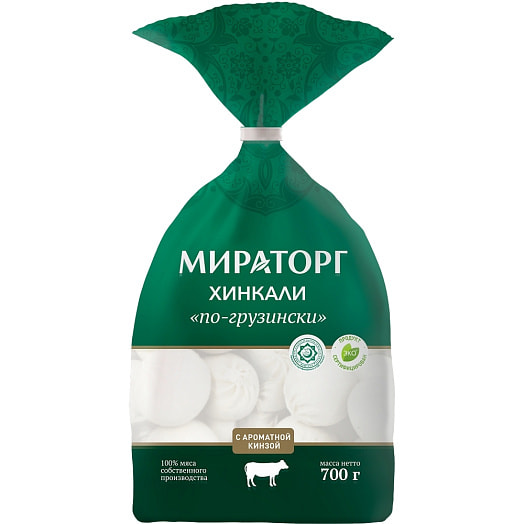 П/ф Хинкали По-грузински 700г ТК Мираторг Россия Мираторг