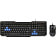 Клавиатура и мышь черно-синие кнопки арт.SBC-230346-KB Smartbuy Technology INC Китай Smartbuy