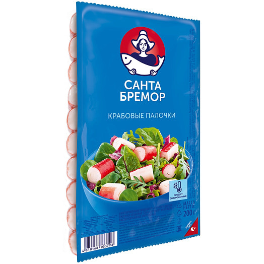 Палочки крабовые Санта Бремор 200г зам Беларусь Санта Бремор