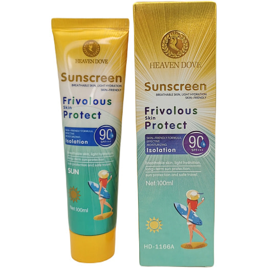 Heaven dove Солнцезащитный крем SPF90 100г SPF 90 HONG KONG Китай SHINEWELL