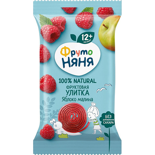 Фруктовые кусочки 15г флоу-пак из яблок и малины для дет/пит АО Прогресс Россия