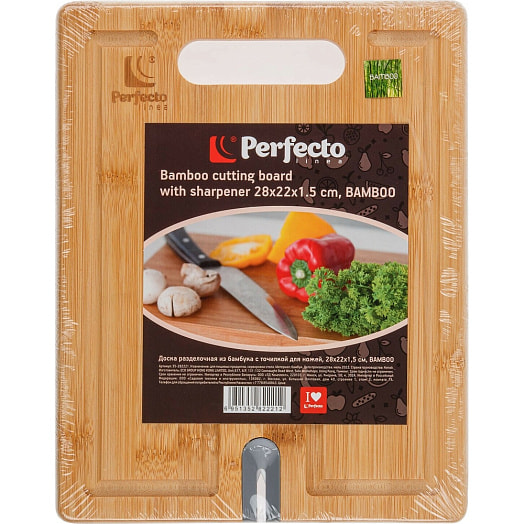 Доска разделочная BAMBOO из бамбука с точилкой арт.35-282221 Китай PERFECTO LINEA